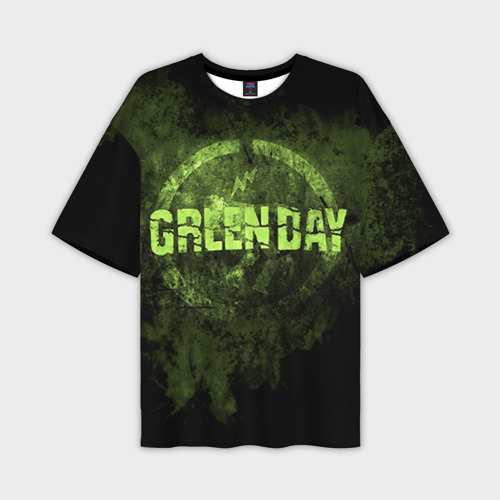 Мужская футболка oversize 3D Green Day, цвет 3D печать