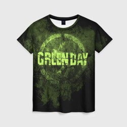 Женская футболка 3D Green Day