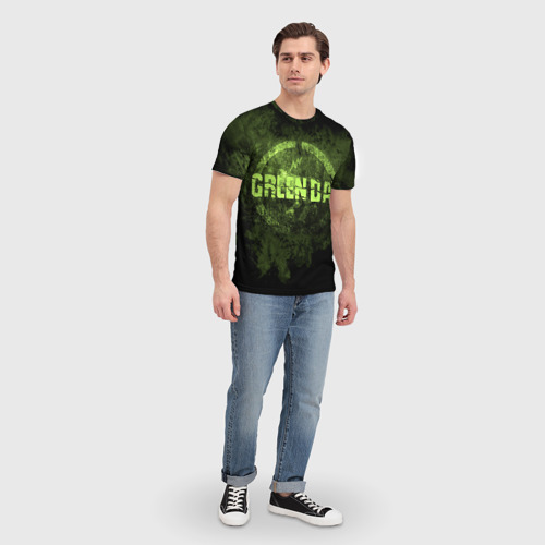 Мужская футболка 3D Green Day, цвет 3D печать - фото 5