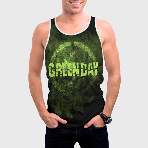 Мужская майка 3D Green Day - фото 3