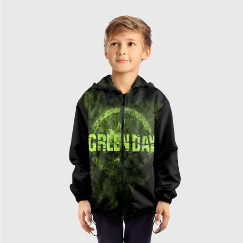 Детская ветровка 3D Green Day, цвет черный - фото 3