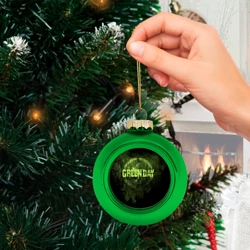 Ёлочный шар стеклянный/пластиковый Green Day - фото 2