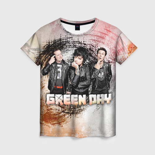 Женская футболка 3D Green Day, цвет 3D печать