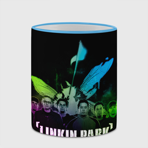 Кружка с полной запечаткой Linkin Park, цвет Кант небесно-голубой - фото 4