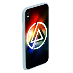 Чехол для iPhone XS Max матовый Linkin Park - фото 2