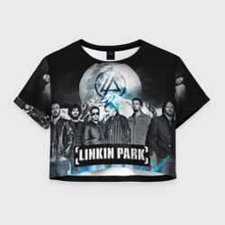 Женская футболка Crop-top 3D Linkin Park