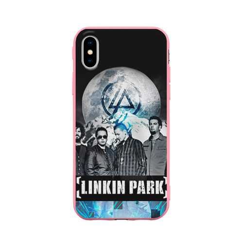 Чехол для iPhone X матовый Linkin Park