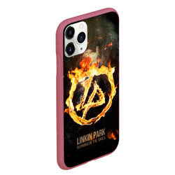 Чехол для iPhone 11 Pro Max матовый Linkin Park - фото 2