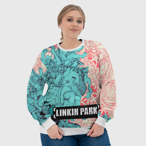 Женский свитшот 3D Linkin Park, цвет 3D печать - фото 6