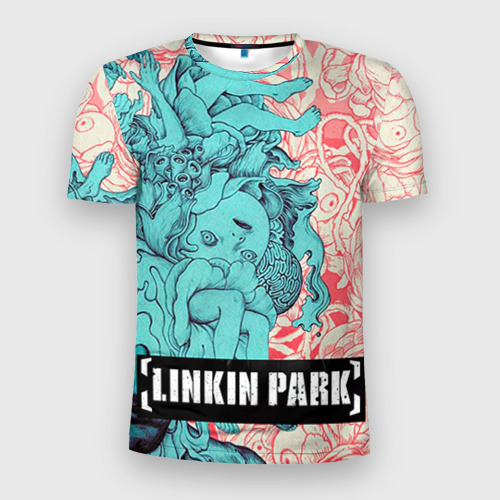 Мужская футболка 3D Slim Linkin Park, цвет 3D печать