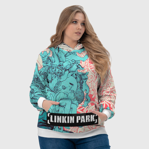 Женская толстовка 3D Linkin Park, цвет 3D печать - фото 6