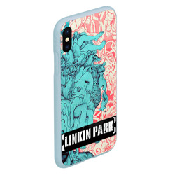 Чехол для iPhone XS Max матовый Linkin Park - фото 2