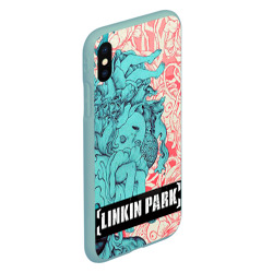 Чехол для iPhone XS Max матовый Linkin Park - фото 2