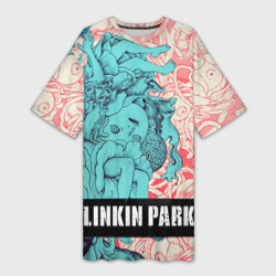 Платье-футболка 3D Linkin Park