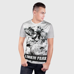 Мужская футболка 3D Slim Linkin Park - фото 2