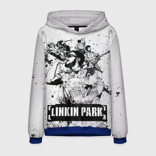 Мужская толстовка 3D Linkin Park, цвет синий