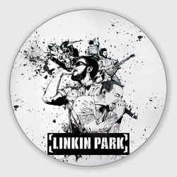 Круглый коврик для мышки Linkin Park