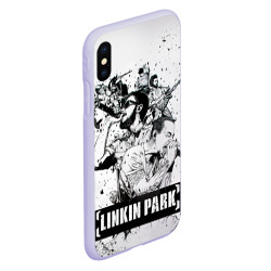 Чехол для iPhone XS Max матовый Linkin Park - фото 2