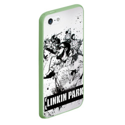 Чехол для iPhone 5/5S матовый Linkin Park - фото 2