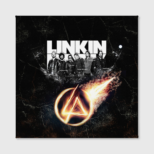 Холст квадратный Linkin Park, цвет 3D печать - фото 2