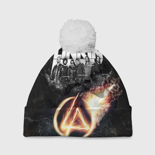 Шапка 3D c помпоном Linkin Park