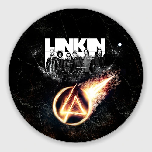 Круглый коврик для мышки Linkin Park