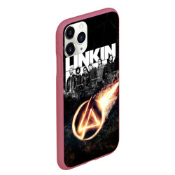 Чехол для iPhone 11 Pro Max матовый Linkin Park - фото 2