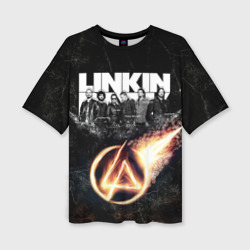 Женская футболка oversize 3D Linkin Park