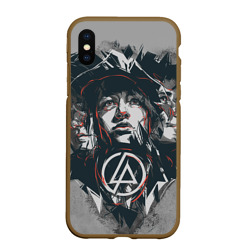 Чехол для iPhone XS Max матовый Linkin Park