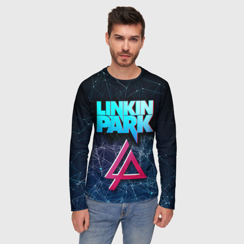 Мужской лонгслив 3D Linkin Park, цвет 3D печать - фото 3