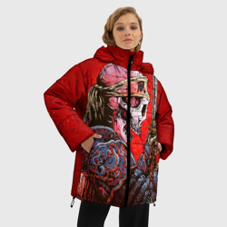 Женская зимняя куртка Oversize Череп - фото 2