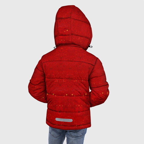 Зимняя куртка для мальчиков 3D Череп, цвет черный - фото 4