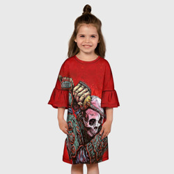 Детское платье 3D Скелет - фото 2