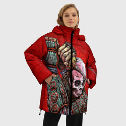 Женская зимняя куртка Oversize Скелет - фото 2
