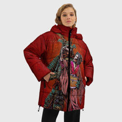 Женская зимняя куртка Oversize Скелеты - фото 2