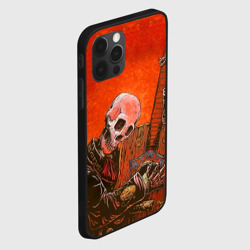 Чехол для iPhone 12 Pro Max Скелет с гитарой - фото 2