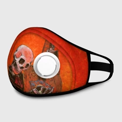Маска из неопрена Скелет с гитарой