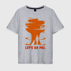 Мужская футболка хлопок Oversize Let's Go Pal