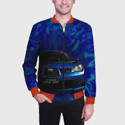 Мужской бомбер 3D Subaru - фото 2