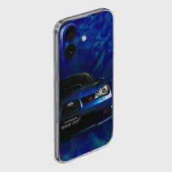 Чехол для iPhone 16 силиконовый с защитой камеры Subaru - фото 2