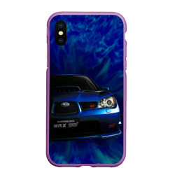 Чехол для iPhone XS Max матовый Subaru