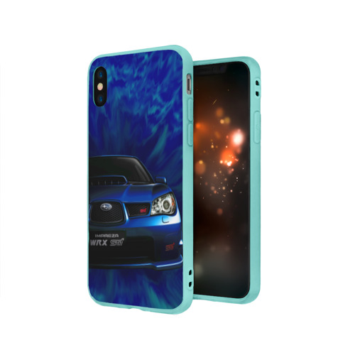 Чехол для Apple iPhone X силиконовый матовый Subaru Фото 01 Чехол для Apple iPhone X силиконовый матовый Subaru Фото 01