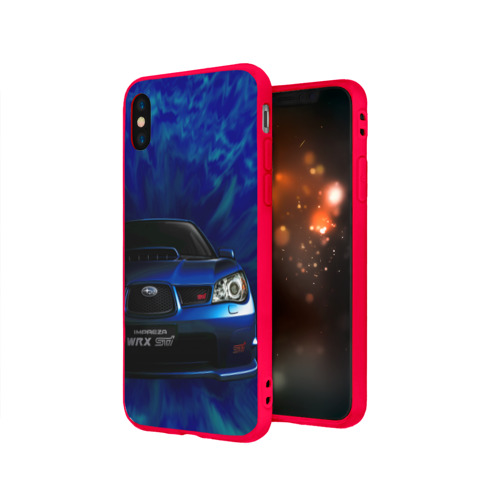Чехол для iPhone X матовый Subaru Фото 01 Чехол для iPhone X матовый Subaru Фото 01
