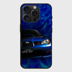 Чехол силиконовый для Apple iPhone 15 Pro матовый Subaru