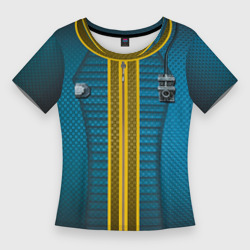 Женская футболка 3D Slim Комбинезон Убежища 111 Fallout