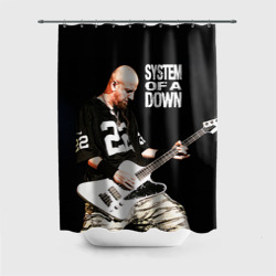 Штора 3D для ванной System of a Down: басист Шаво Одаджян
