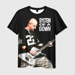 Мужская футболка 3D System of a Down: басист Шаво Одаджян