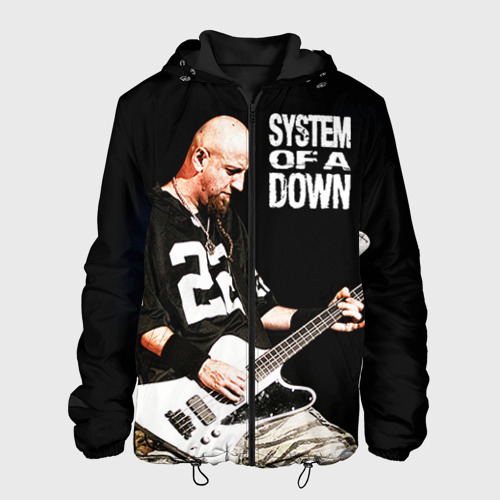 Мужская куртка 3D с принтом System of a Down, вид спереди #2