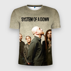 Мужская футболка 3D Slim System of a Down