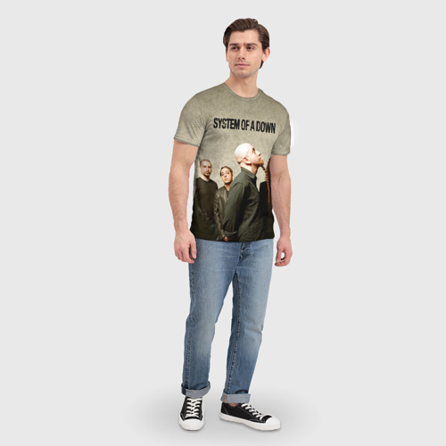 Мужская футболка 3D System of a Down, цвет 3D печать - фото 5